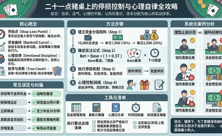 二十一点赌桌上的停损控制与心理自律全攻略