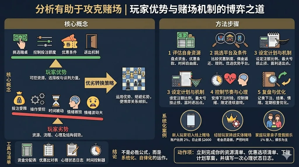 分析有助于攻克赌场｜玩家优势与赌场机制的博弈之道