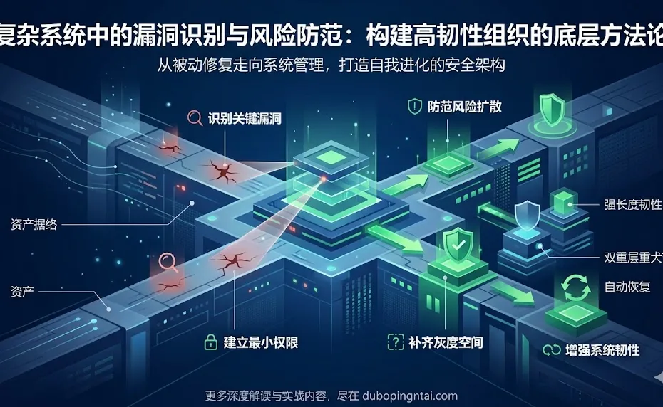 复杂系统中的漏洞识别与风险防范：构建高韧性组织的底层方法论