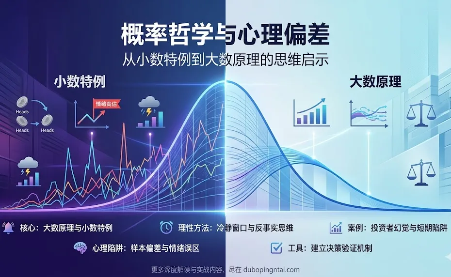 概率哲学与心理偏差：从小数特例到大数原理的思维启示