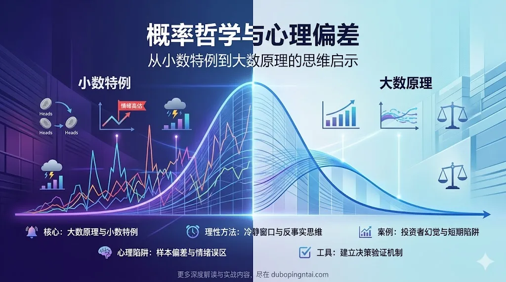 概率哲学与心理偏差：从小数特例到大数原理的思维启示