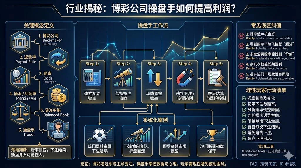 行业揭秘：博彩公司操盘手如何提高利润？