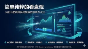 简单纯粹的看盘观：从盘口逻辑到实战推演的系统方法论