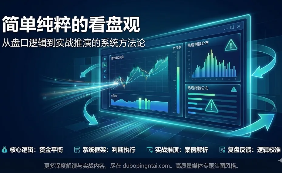简单纯粹的看盘观：从盘口逻辑到实战推演的系统方法论