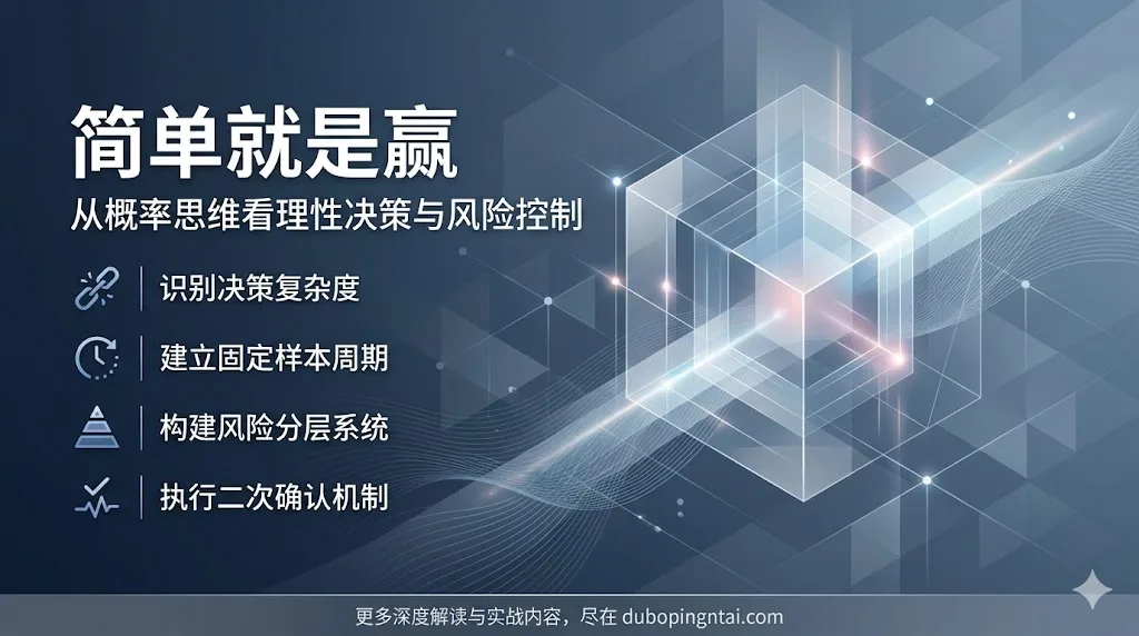 简单就是赢：从概率思维看理性决策与风险控制