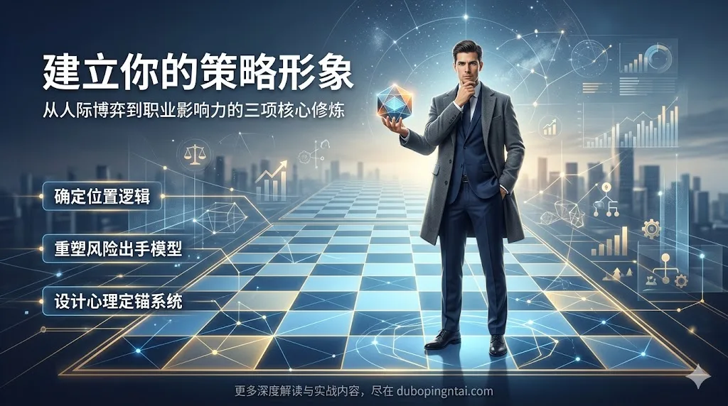 建立你的策略形象：从人际博弈到职业影响力的三项核心修炼