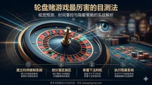轮盘赌游戏最厉害的目测法｜视觉预测、时间掌控与隐蔽策略的实战解析