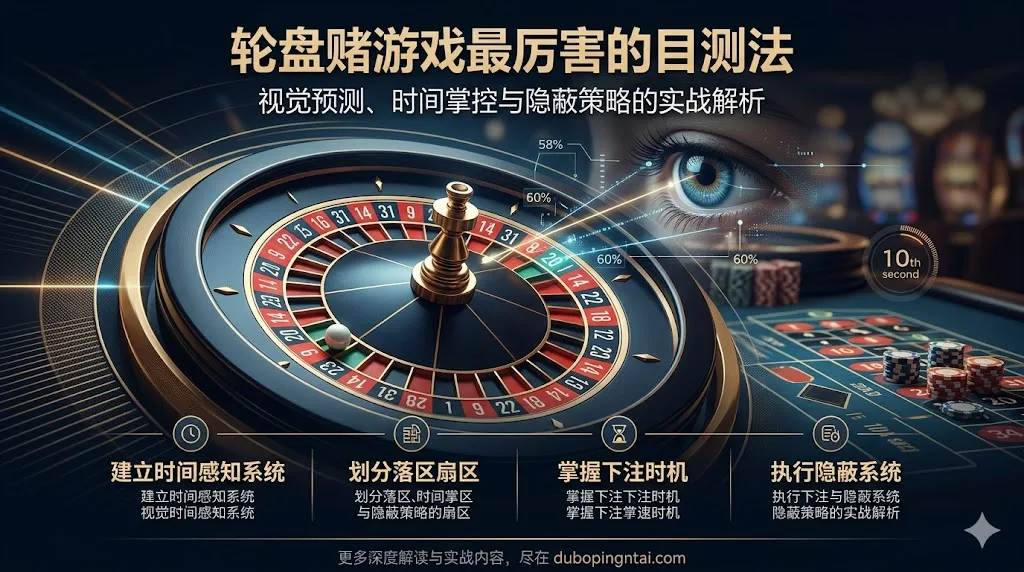 轮盘赌游戏最厉害的目测法｜视觉预测、时间掌控与隐蔽策略的实战解析