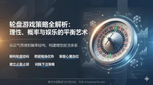 轮盘游戏策略全解析：理性、概率与娱乐的平衡艺术