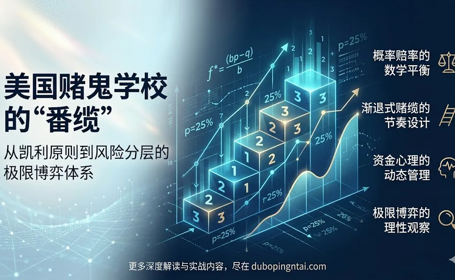 美国赌鬼学校的“番缆” ——从凯利原则到风险分层的极限博弈体系