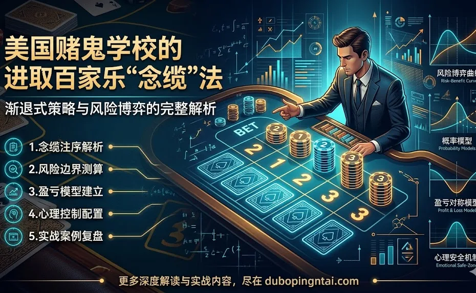 美国赌鬼学校的进取百家乐“念缆”法｜渐退式策略与风险博弈的完整解析
