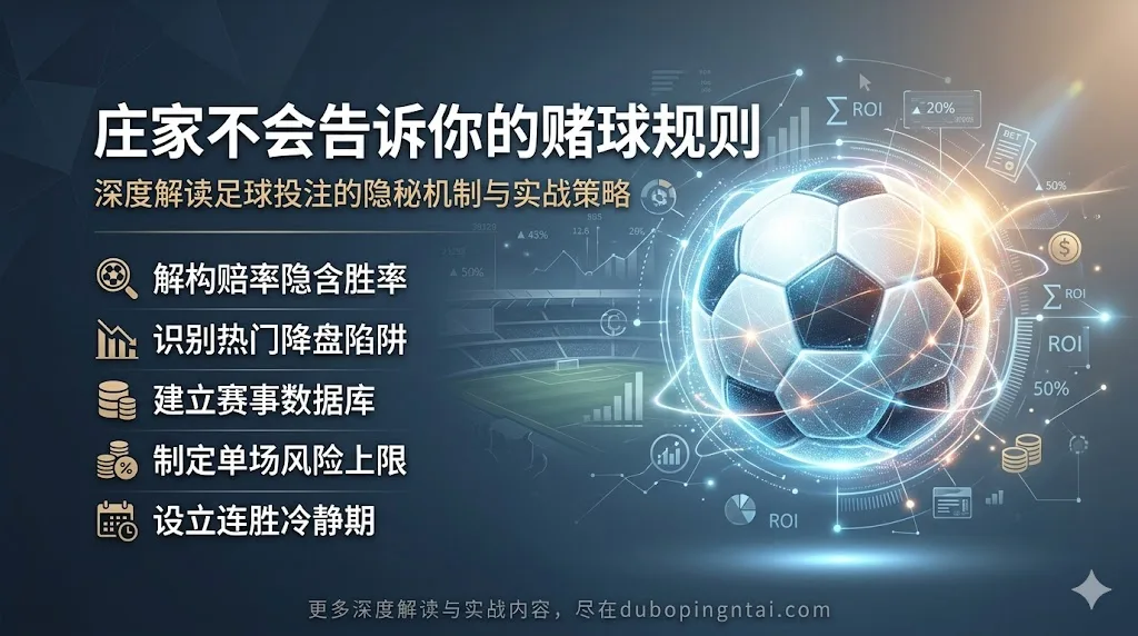 那些庄家不会告诉你的赌球规则：深度解读足球投注的隐秘机制与实战策略