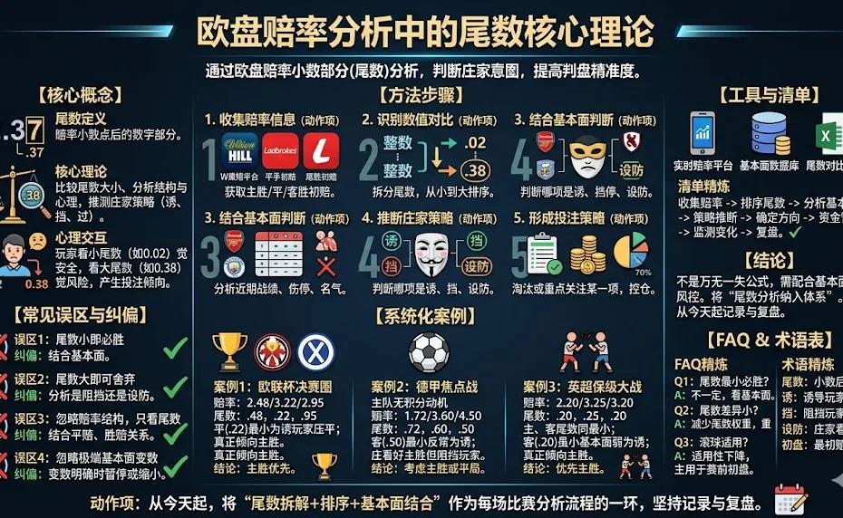 欧盘赔率分析中的尾数核心理论