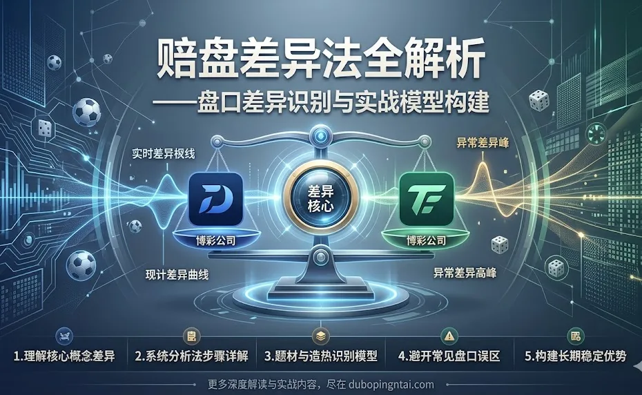 赔盘差异法全解析——盘口差异识别与实战模型构建