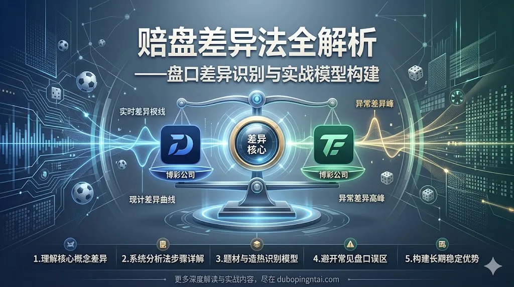 赔盘差异法全解析——盘口差异识别与实战模型构建