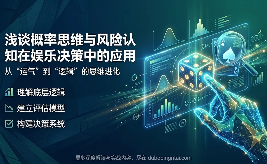 浅谈概率思维与风险认知在娱乐决策中的应用