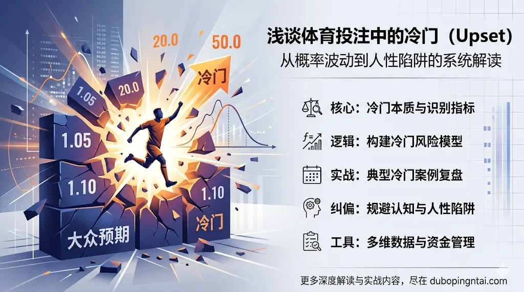 浅谈体育投注中的冷门：从概率波动到人性陷阱的系统解读