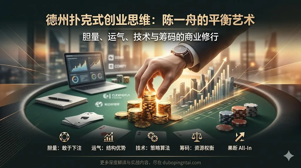 人人网CEO论德州扑克式创业思维：胆量、运气、技术与筹码的平衡艺术