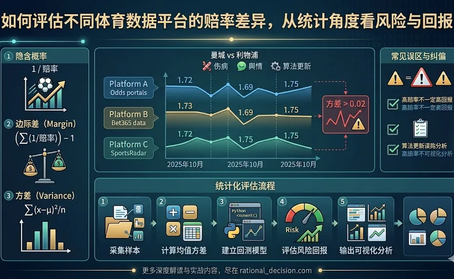 如何评估不同体育数据平台的赔率差异，从统计角度看风险与回报