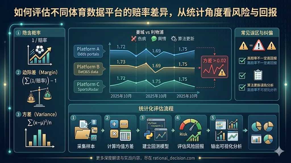 如何评估不同体育数据平台的赔率差异，从统计角度看风险与回报