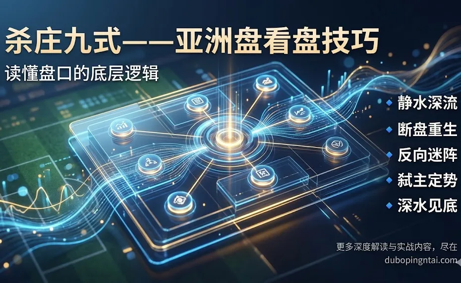 杀庄九式——亚洲盘看盘技巧