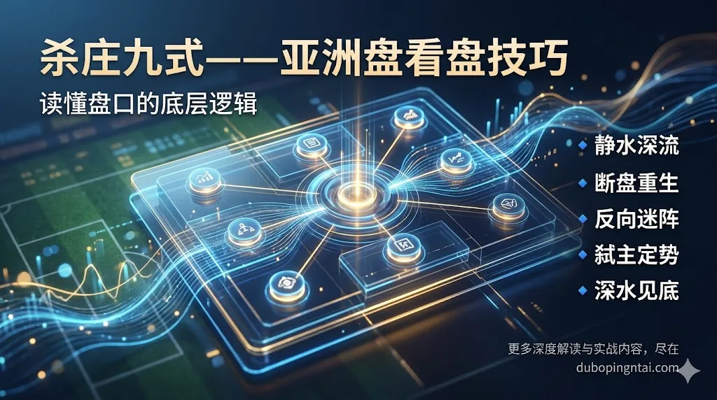 杀庄九式——亚洲盘看盘技巧