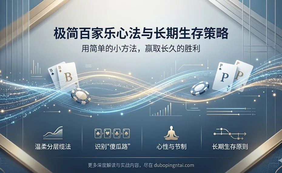 太多的好方法不如一个小方法：极简百家乐心法与长期生存策略