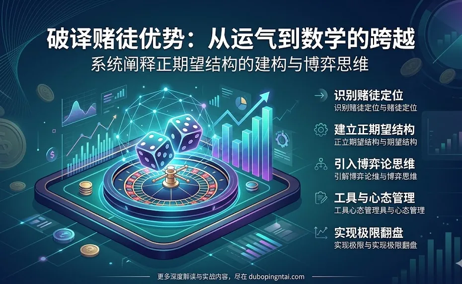 探讨我所理解的博彩优势｜从策略玩法到博弈思维的本质差异