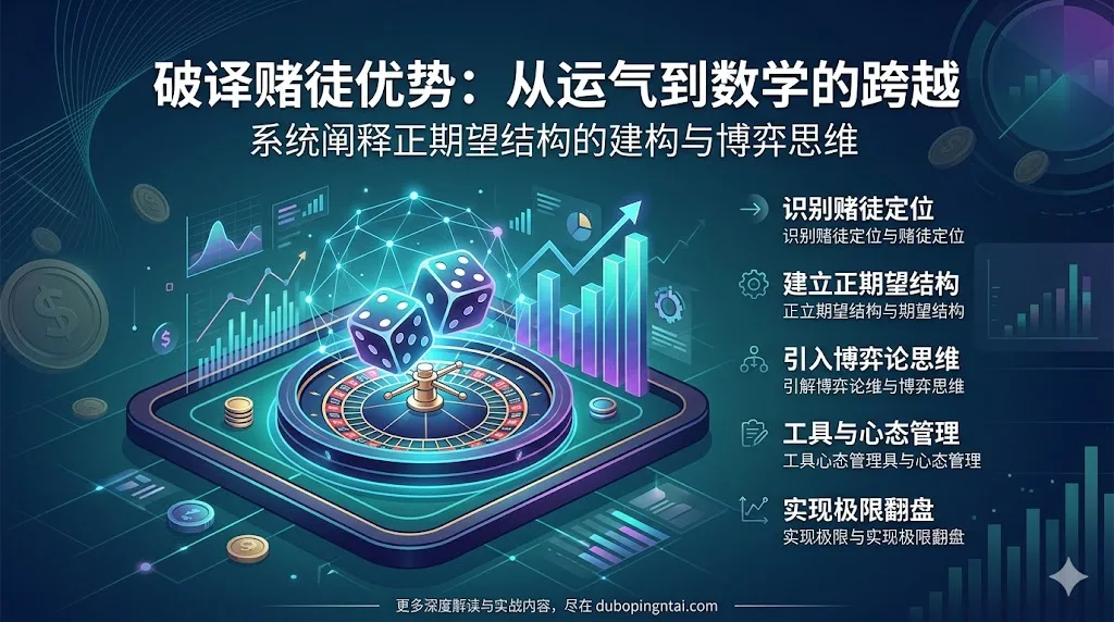 探讨我所理解的博彩优势｜从策略玩法到博弈思维的本质差异