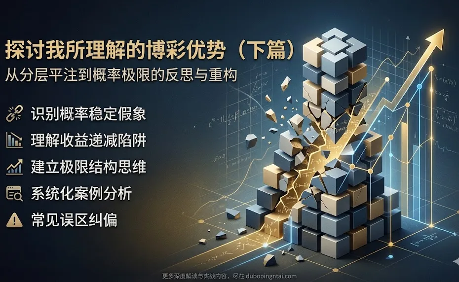 探讨我所理解的博彩优势（下篇）｜从分层平注到概率极限的反思与重构