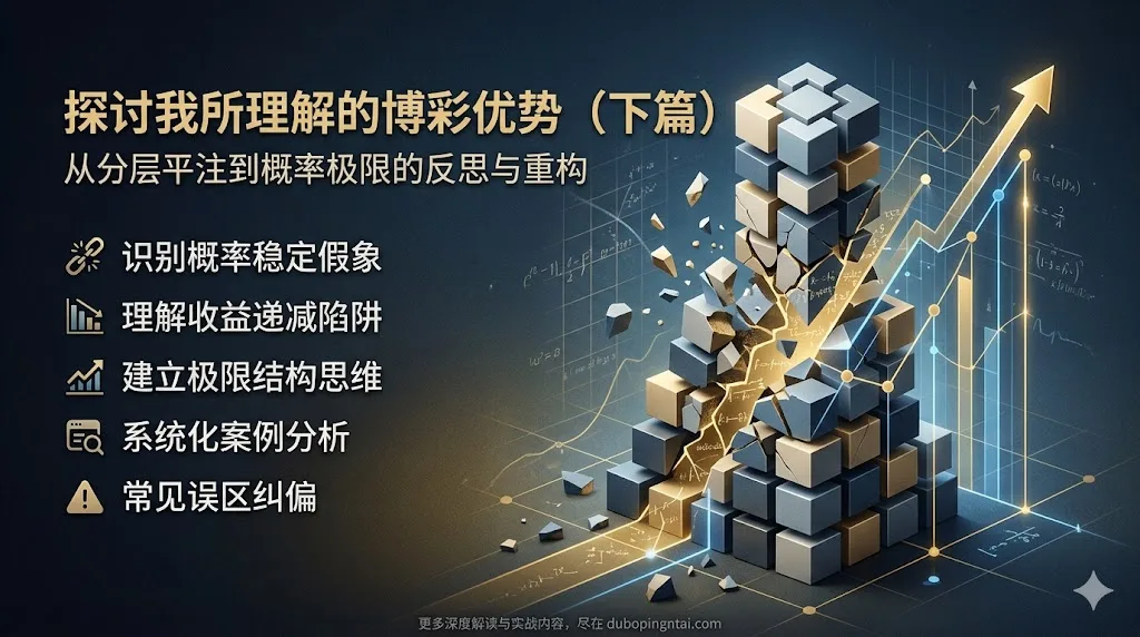 探讨我所理解的博彩优势（下篇）｜从分层平注到概率极限的反思与重构