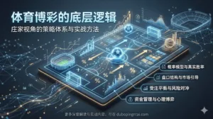 体育博彩的底层逻辑：庄家视角的策略体系与实战方法