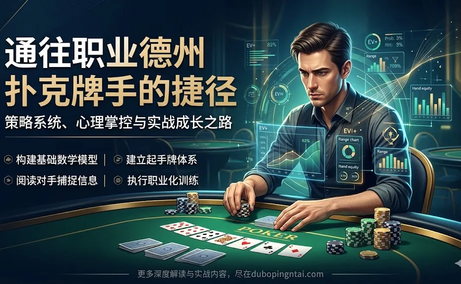 通往职业德州扑克牌手的捷径：策略系统、心理掌控与实战成长之路