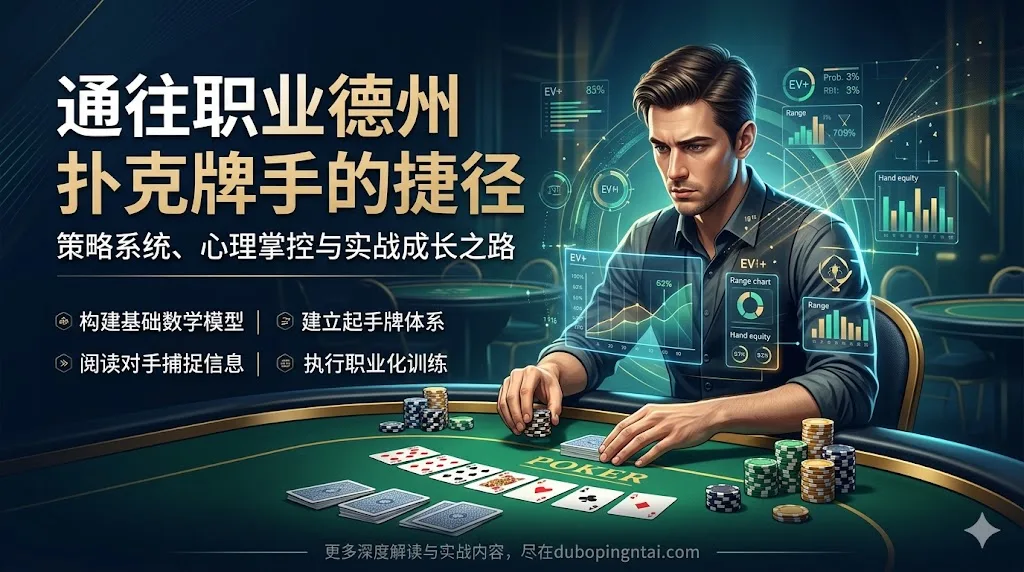 通往职业德州扑克牌手的捷径：策略系统、心理掌控与实战成长之路
