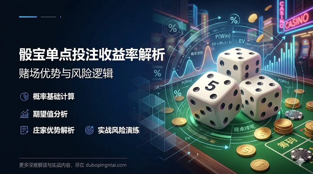 骰宝单点投注收益率解析：赌场优势与风险逻辑