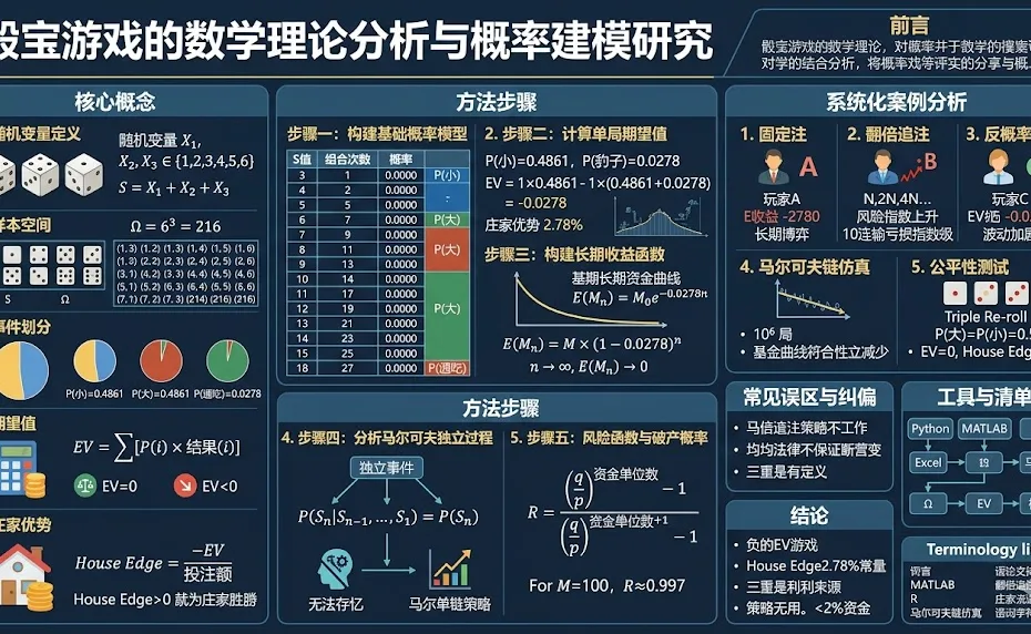 骰宝游戏的数学理论分析与概率建模研究