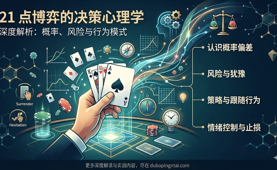 玩 21 点棋牌游戏的决策心理学：概率认知、风险判断与行为模式的深度解析