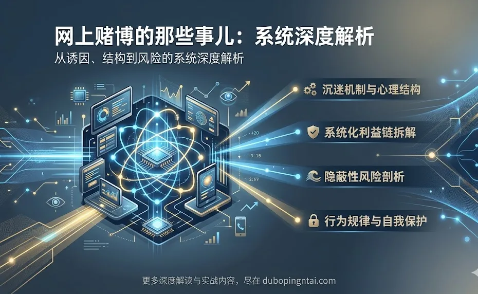 网上赌博的那些事儿：从诱因、结构到风险的系统深度解析