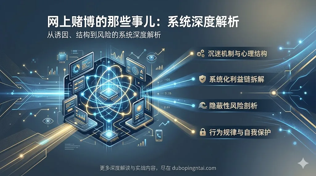 网上赌博的那些事儿：从诱因、结构到风险的系统深度解析