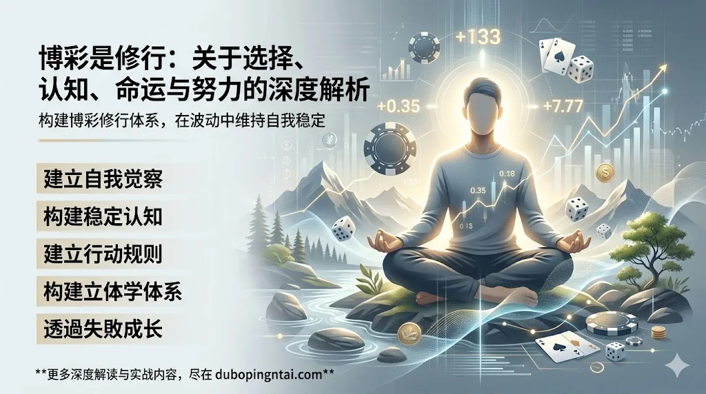 为什么说博彩是修行：关于选择、认知、命运与努力的深度解析