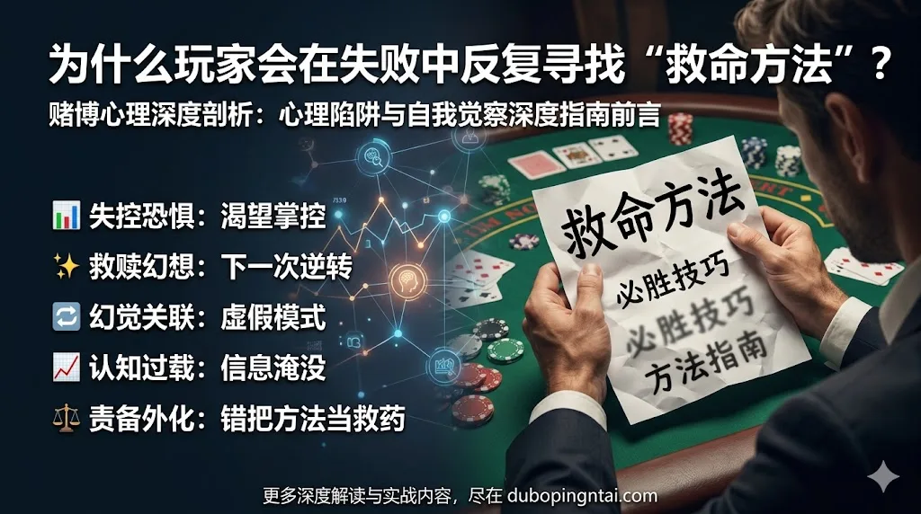 为什么玩家会在失败中反复寻找“救命方法”？——一部关于赌博风险、心理陷阱与自我觉察的深度长文