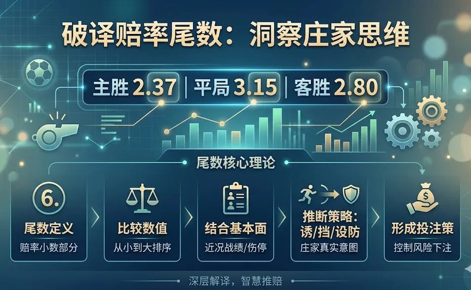 我是如何看庄家开的盘口赔率的｜从竞技逻辑到庄家思维的全解析