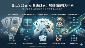 西班牙21点的玩法与普通21点的区别 ——一场更灵活、更人性化的策略博弈