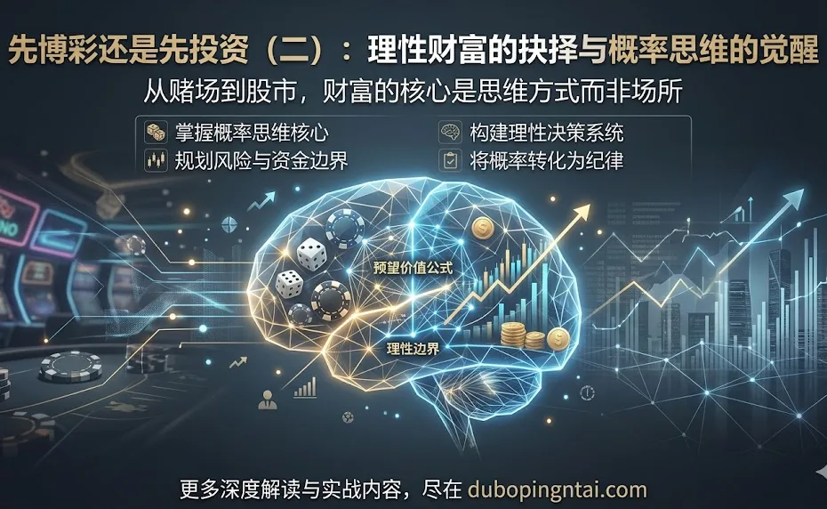 先博彩还是先投资（二）：理性财富的抉择与概率思维的觉醒