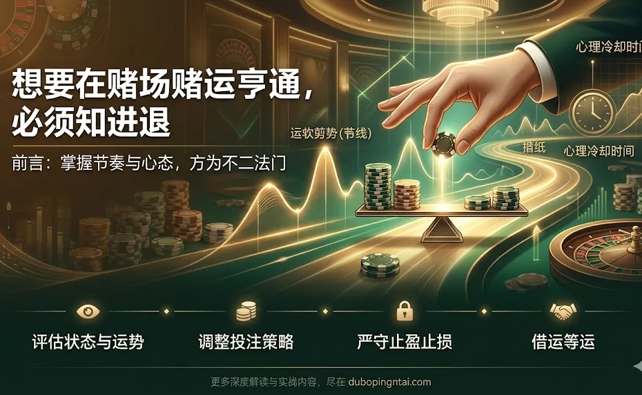 想要在赌场赌运亨通，必须知进退