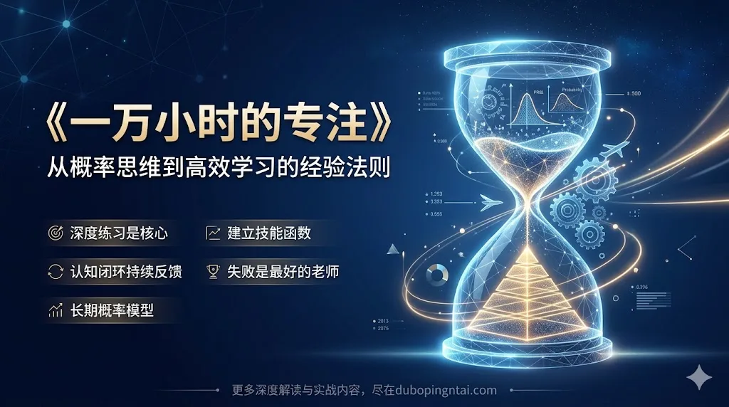 一万小时的专注：从概率思维到高效学习的经验法则