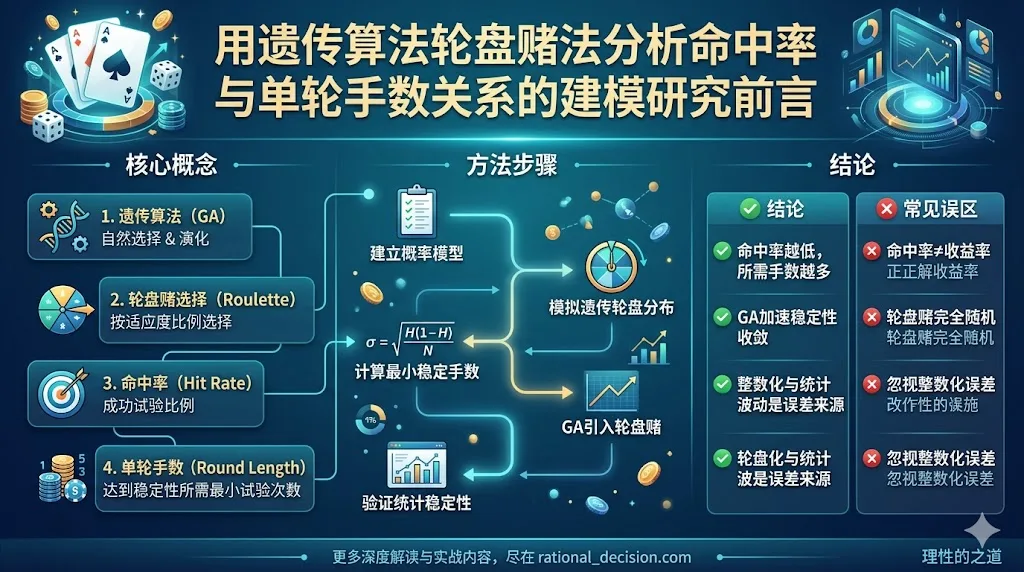 用遗传算法轮盘赌法分析命中率与单轮手数关系的建模研究