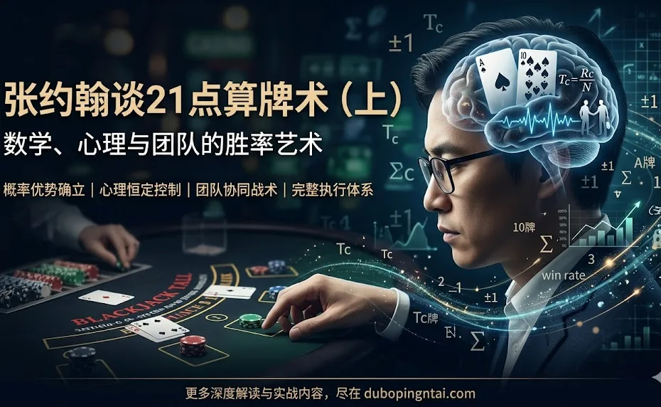 张约翰谈21点算牌术（上）：数学、心理与团队的胜率艺术