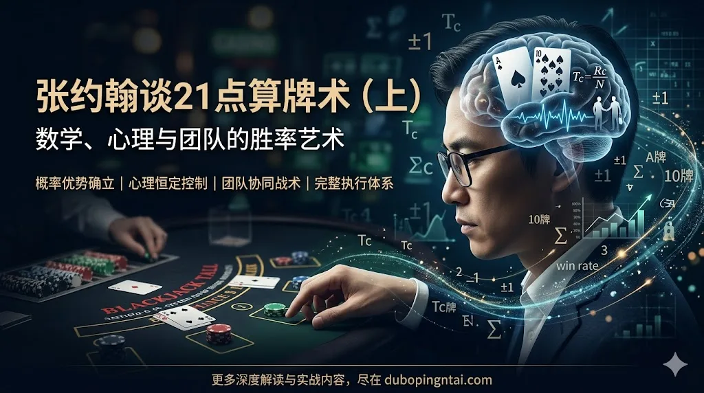 张约翰谈21点算牌术（上）：数学、心理与团队的胜率艺术