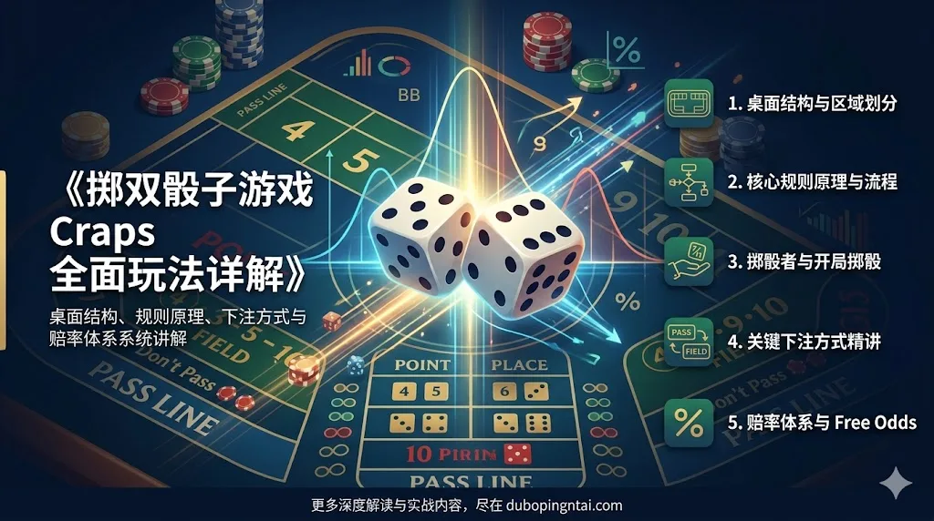掷双骰子游戏 Craps 全面玩法详解
